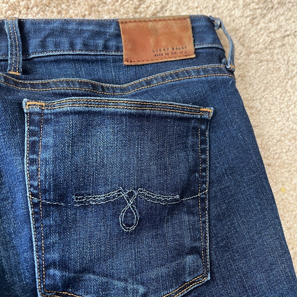 Lucky Brand Lolita Skinny Jeans Women's 4/27 Dark Wash Denim Mid rise Stretchy - Picture 6 of 9